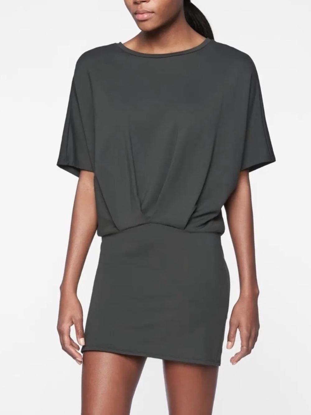 Athleta Pronto Pleated Dress